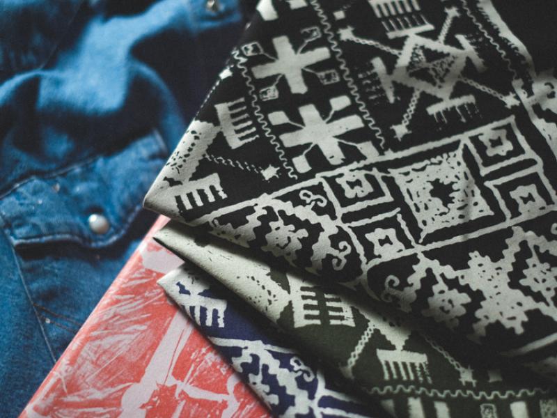 Engineered Garments:Printed Bandana – Patchwork