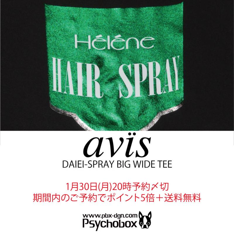 ͽ󳫻🚩avis / DAIEI-SPRAY BIG WIDE TEE_9.1oz Magnum Weight