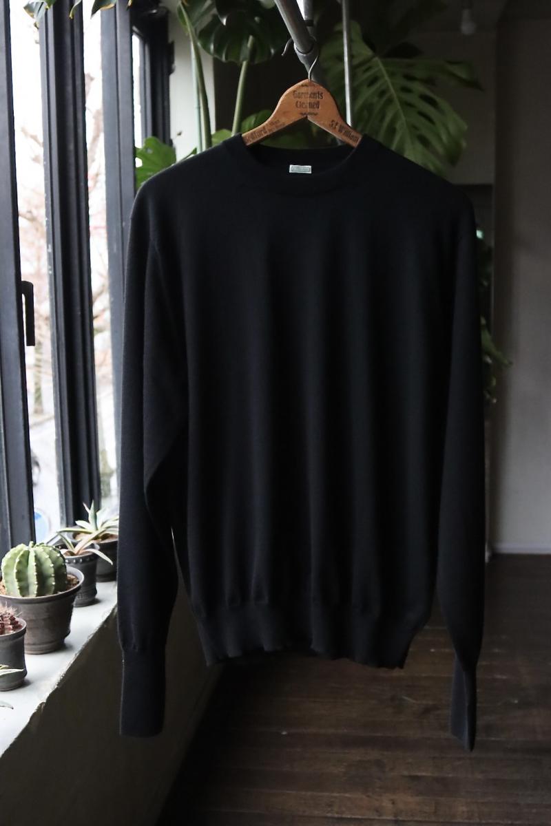 A.PRESSE ץå23SS˥å Cashmere High Gauge Crew Neck Sweater(23SAP-03-05H)BLACK