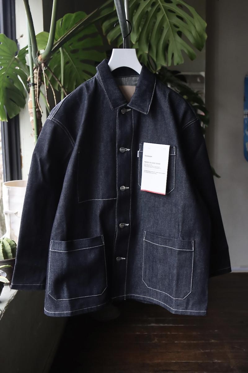 Graphpaper եڡѡ23SS Selvage Denim Coverall(GM231-30100RB)RIGID121()ȯ 