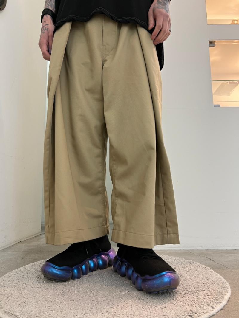 ANREALAGE 23SS 🏴WRAP CHINO PANTS