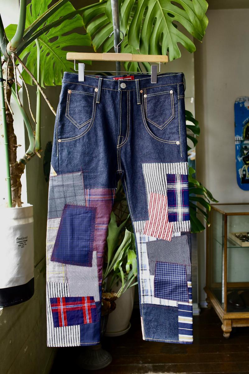 JUNYA WATANABE MAN 勵ʥ٥ޥ23SS LEVI'SѥåMIXܥǥ˥(WK-P220-051) INDIGO