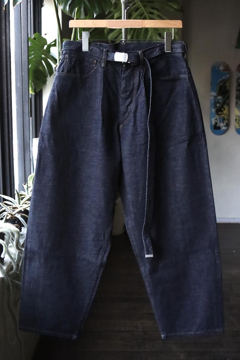 blurhms ֥顼ॹ 23SS 12.9oz Selvage Denim GI-belt Pants(BHS23S010)INDIGO24ȯ! 