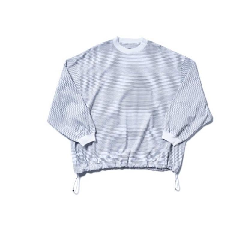 is-ness ͥ23SSХ롼󥰥꡼T BALLOON LONG SLEEVE T-SHIRT(1004AWCS03-1)WHITENAVYBORDER 