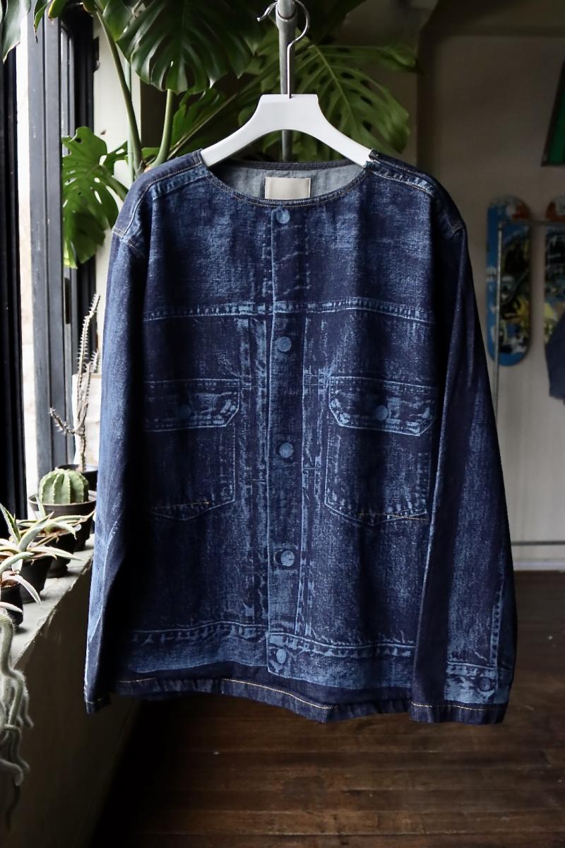 YOKE 衼23SSǥ˥ॸ㥱å LASER PROCESSED DENIM PULLOVER(YK23SS0469SH)INDIGO211()ȯ! 