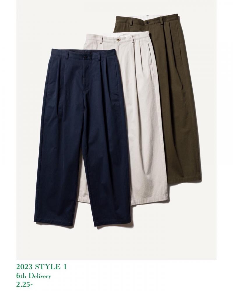 A.PRESSE ץå23SS Chino Trousers (23SAP-04-15H)NAVY225()ȯ!