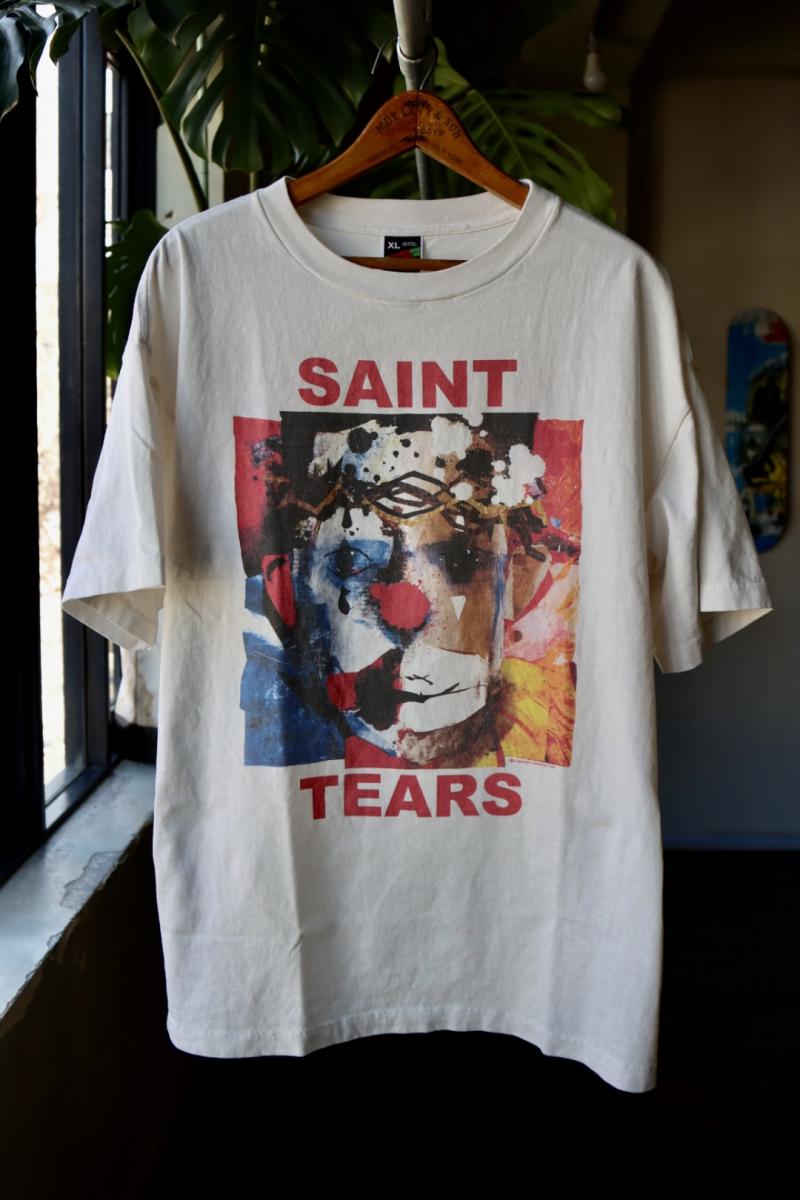 ©SAINT Mߡߡߡߡߡ ȥޥ 23SS DENIMTEARS CLOWN SS TEE(SM-S23-0000-092) WHITE223()ȯ!