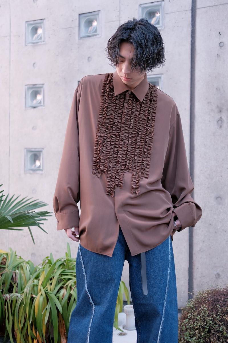 LAD MUSICIAN [åɥߥ塼] DECHINE FRILL SHIRT <ǥե륷>  褯ȤåΤܥå륨åȤƤޤ ΩƤΩƤǻž夲Ƥޤ