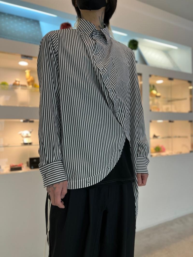 ANREALAGE / BALL STRIPE SHIRT 