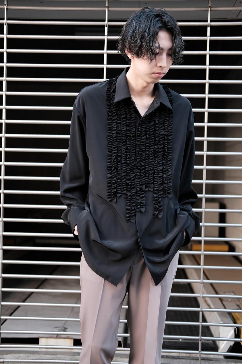 LAD MUSICIAN [åɥߥ塼] DECHINE FRILL SHIRT <ǥե륷>  ɥ졼夤ĥǥǺѤե륷ġ