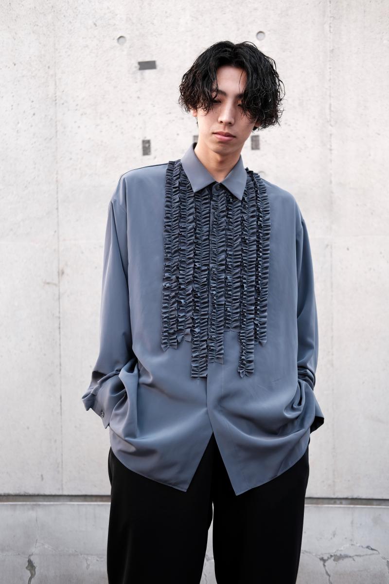 åɤΥե륷Ĥä褹ޤ ͤƤۤ ǯϵˤ夿Ƥ  LAD MUSICIAN [åɥߥ塼] DECHINE FRILL SHIRT <ǥե륷> 2123-104