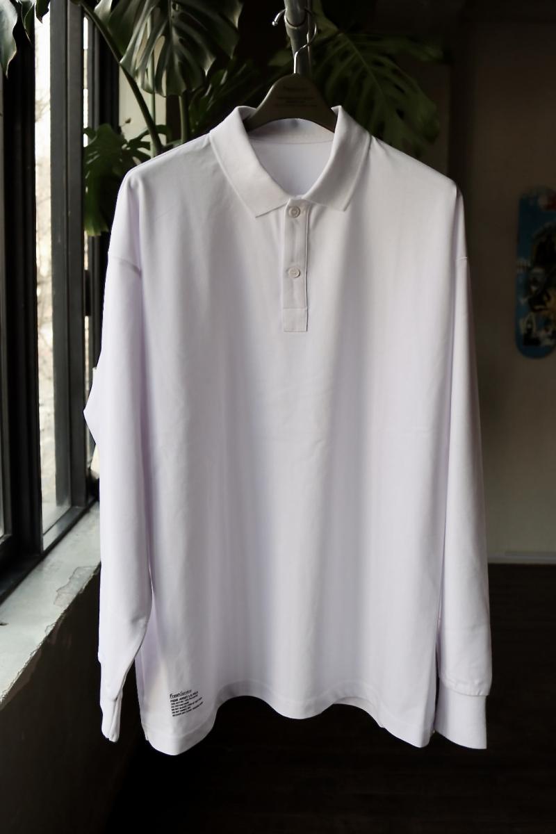 FreshService եå奵ӥ23SS PIQUE JERSEY L/S POLO(FSW-23-CS_100)WHITE311ȯ! 