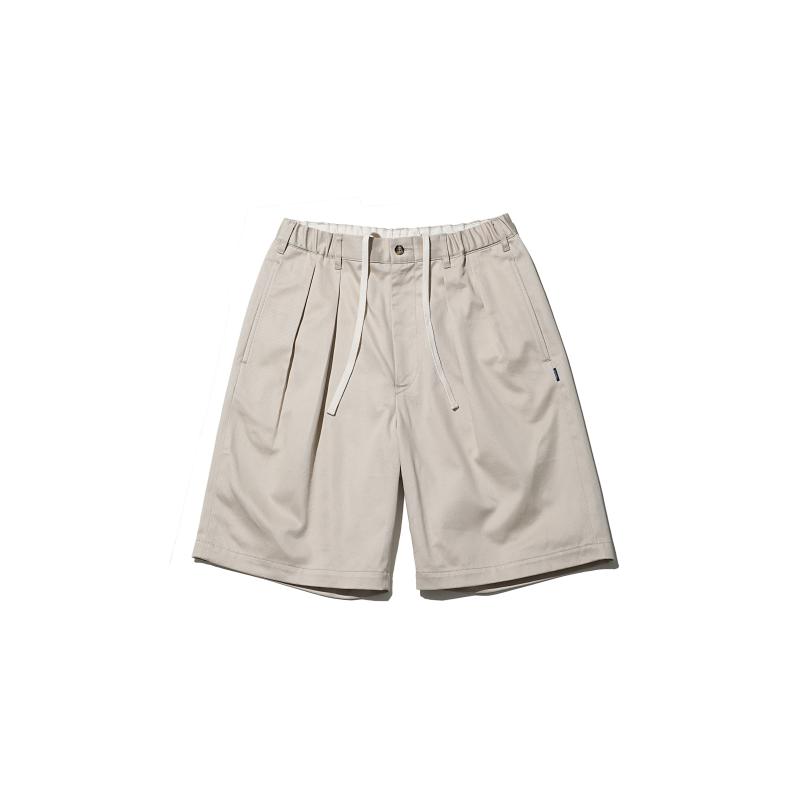 TapWater åץ23SSѥ Cotton Chino Tuck Shorts(TP231-40015)BEIGE318ȯ! 