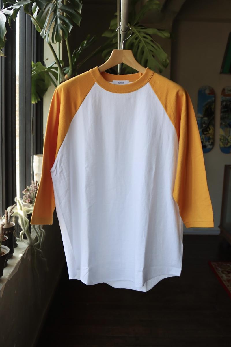 TapWater åץ23SS Raglan Sleeve Tee(TP231-70017)WHITEYELLOW318ȯ! 