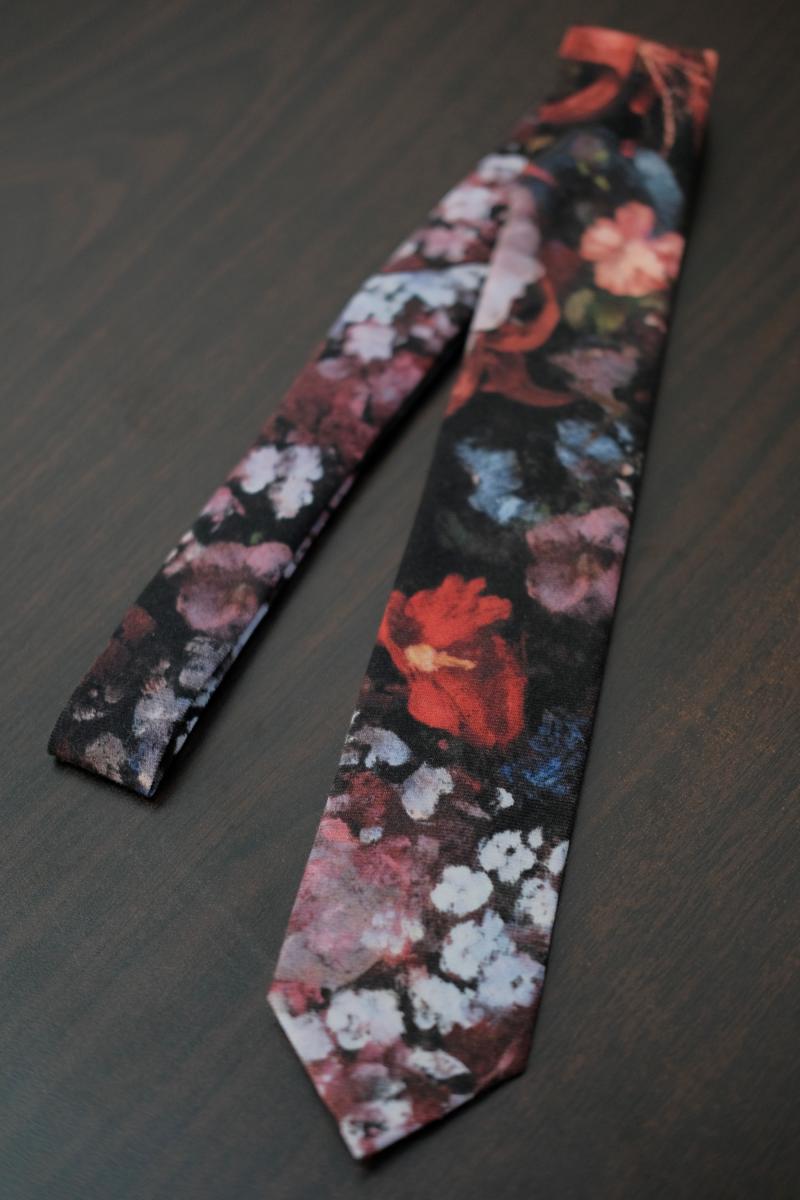 LAD MUSICIAN [åɥߥ塼] WOOL GABARDINE FLOWER TIE <եͥ> 2123-933 ֥å 9000+tax