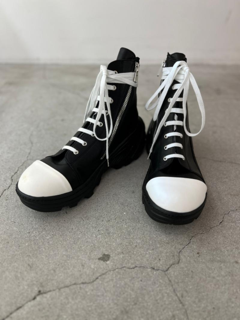 A.F ARTEFACTPortaille / Leather Hi-Cut Sneakers 