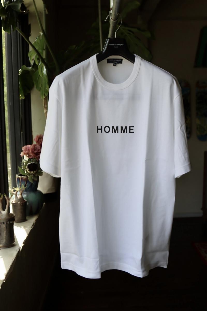 COMME des GARCONS HOMME ǥ륽󥪥23SS ٵŷץT(HK-T025-051)WHITE52()ȯ! 