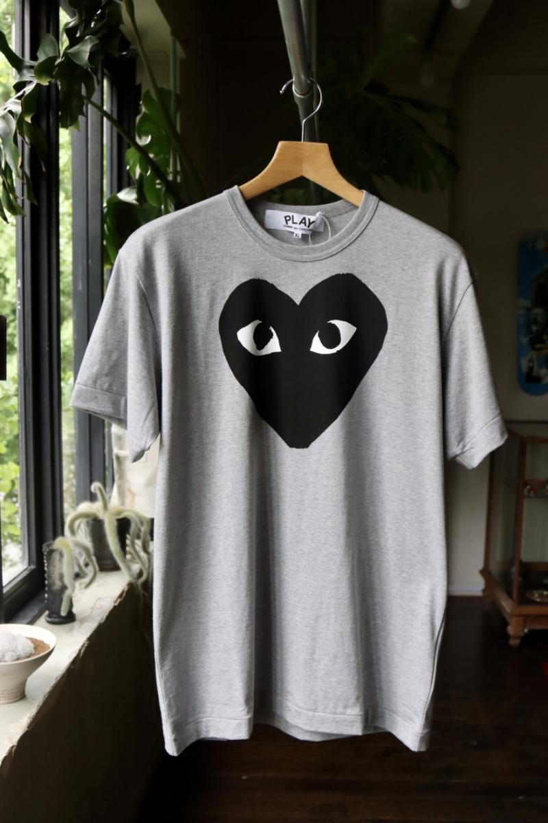 PLAY COMME des GARCONS ץ쥤ǥ륽 ֥åϡTBLACK HEART (GRAY)MEN'S 