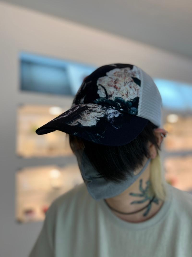 LAD MUSICIAN / PAINT FLOWER MESH CAP 