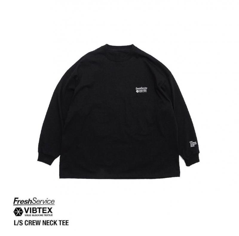 FreshService VIBTEX for FreshService L/S CREW NECK TEE[FSW-22-TE_116]BLACK610()ȯ! 