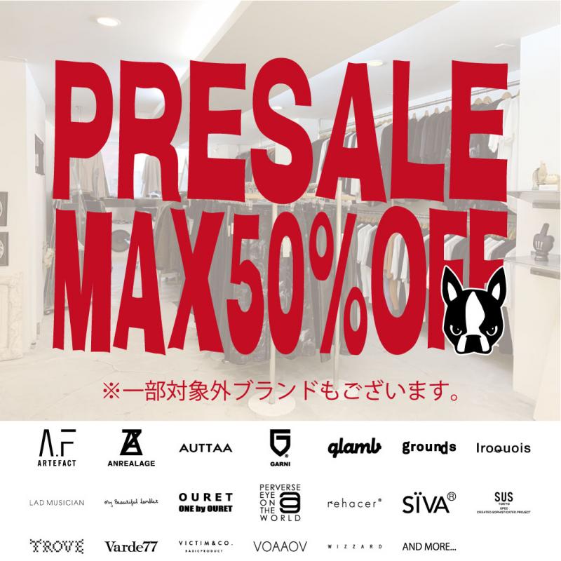 PRE SALE 🉐MAX 50%OFF