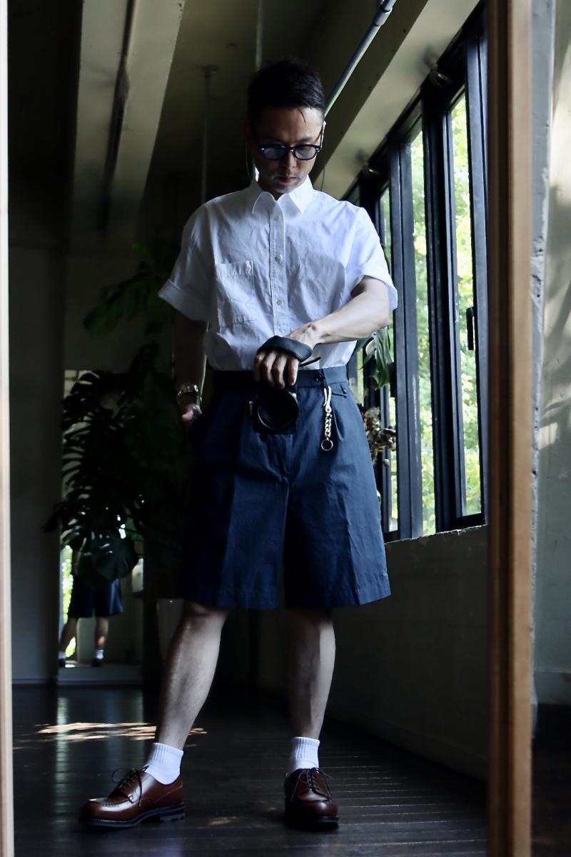 A.PRESSE ץå High Density Weather Cloth Shorts (23SAP-04-04H)NAVY