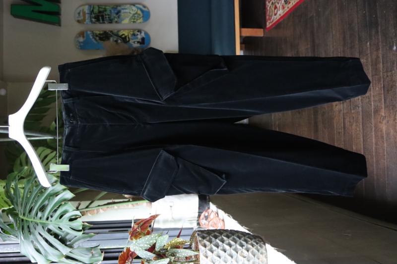 blurhms ֥顼ॹ 23FW Velvet Combat Trousers(BHS23F025)Black811()ȯ!