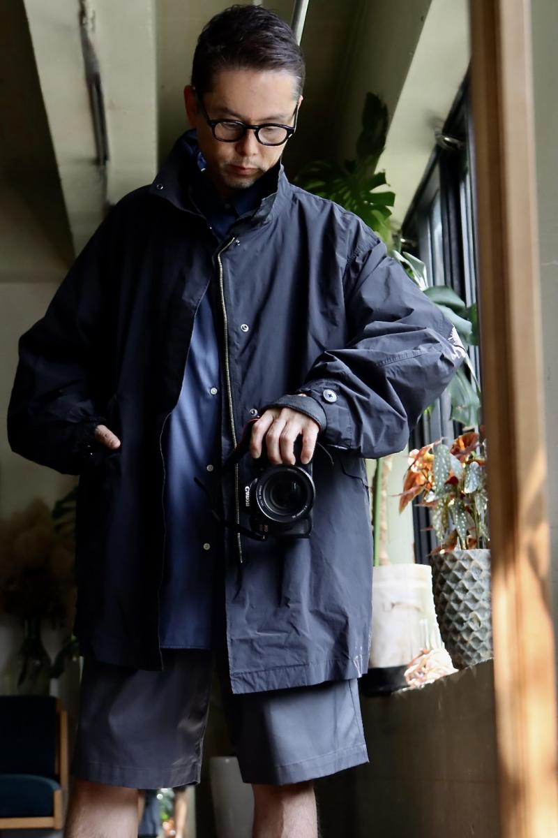 ATON ȥ23AWå AIR WEATHER SHORT MODS COAT(JKAGSW0800)CHARCOAL GRAY 