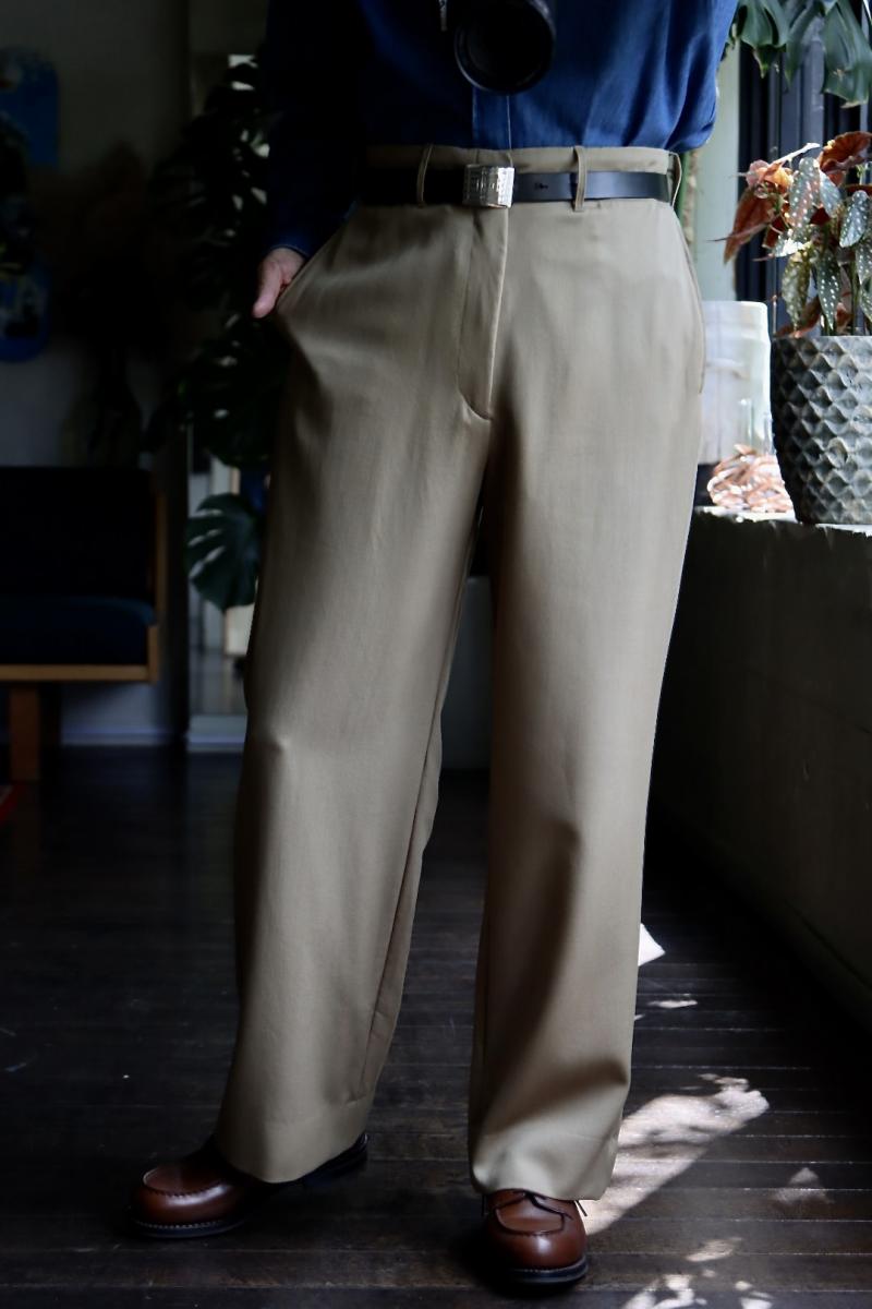 A.PRESSE ץå23AW ѥ Vintage Wool Trousers (23AAP-04-23H)BEIGE 