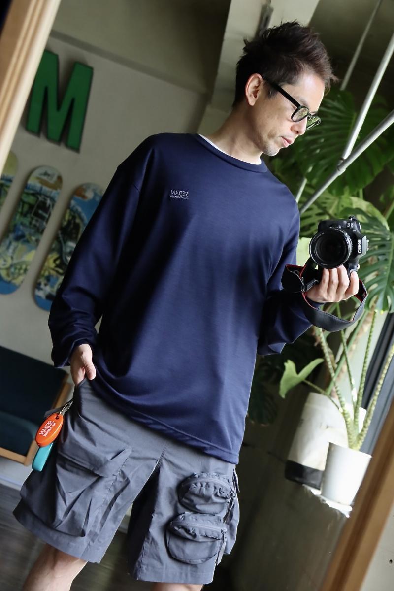 SEDAN ALL-PURPOSE 󥪡ѡѥ23FW OG LOGO WOOL JERSEY L/S TEE(SD23F-CT02)NAVY812()ȯ! 