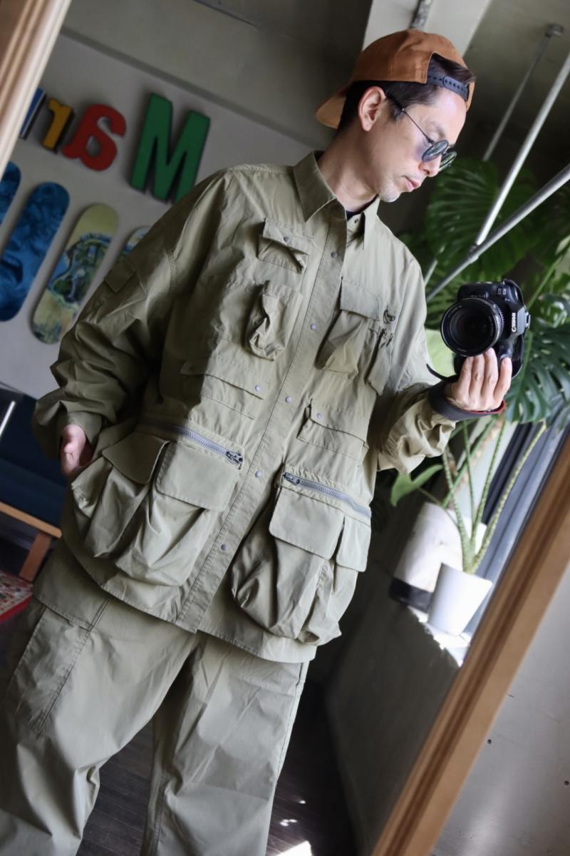 FreshService եå奵ӥ 23AW DRY TYPEWRITER TACTICAL POCKET L/S SHIRT(FSW-23-SH_170)KHAKI826()ȯ! 