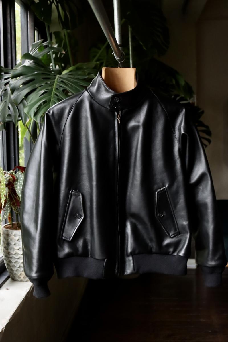 A.PRESSE ץå23AW Leather Harrington Jacket(23AAP-01-03H)BLACK916()ȯ 