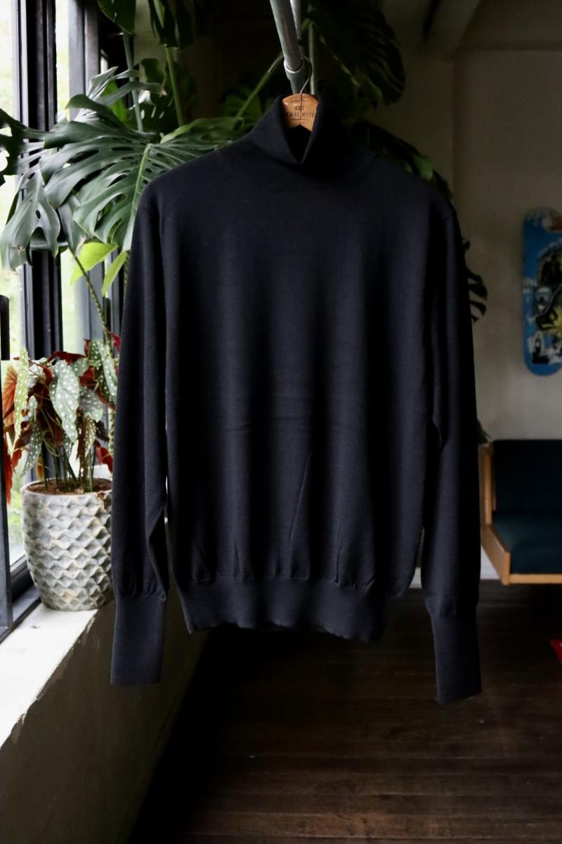 A.PRESSE ץå23AW˥å Cashmere High Gauge Turtleneck Sweater(23AAP-03-05H)BLACK916()ȯ 