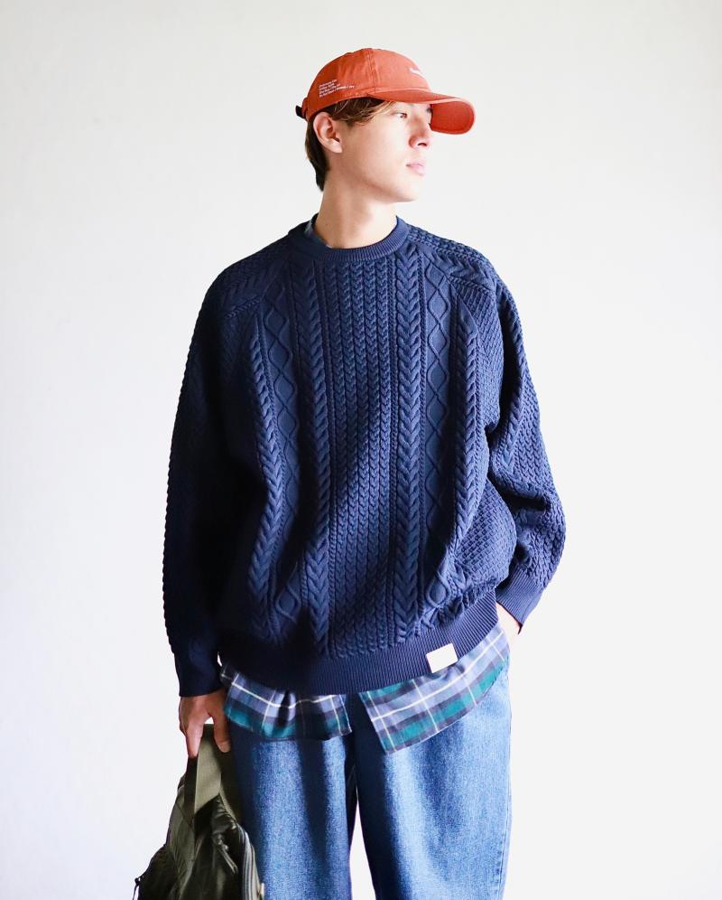 FreshService եå奵ӥ23AW FISHERMAN TECH SWEATER(FSW-23-KN_212)NAVY916()ȯ!