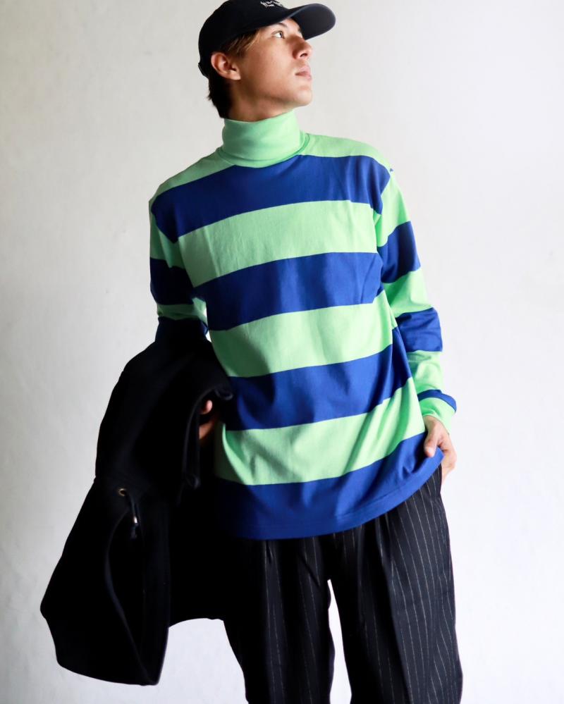 TapWater åץ23AW Wide Border Turtle L/S Tee(TP233-70027)MINTBLUE923()ȯ! 