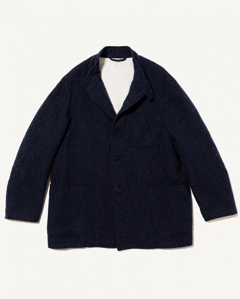 A.PRESSE ץå23AWϥƥ󥰥㥱å Tweed Hunting Jacket(23AAP-01-17H)NAVY930()ȯ! 