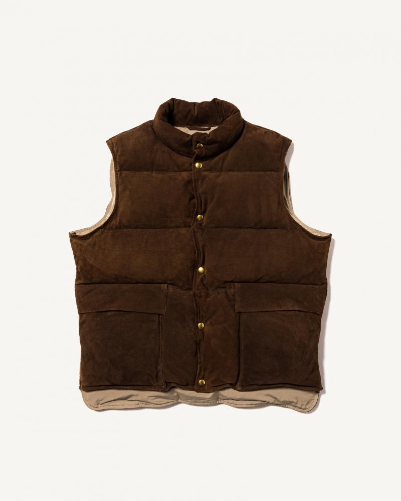 A.PRESSE ץå23AW٥Suede Down Vest(23AAP-01-27H)BROWN930()ȯ! 