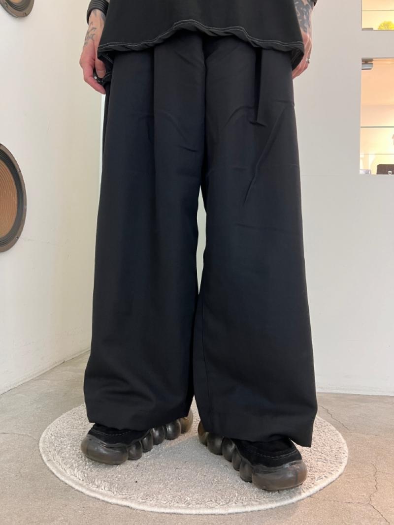 VOAAOV / BISHU WOOL ONI SURGE Tuck Wide Pants 