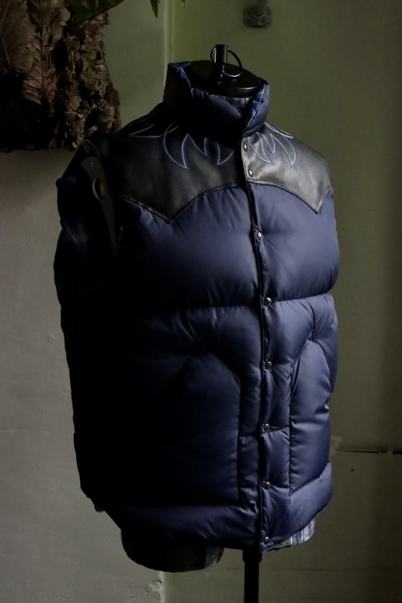 RAFU  23AW ٥ RMFC DOWN VEST W/EMB'D (RAFU022)BLUE1014()ȯ! 