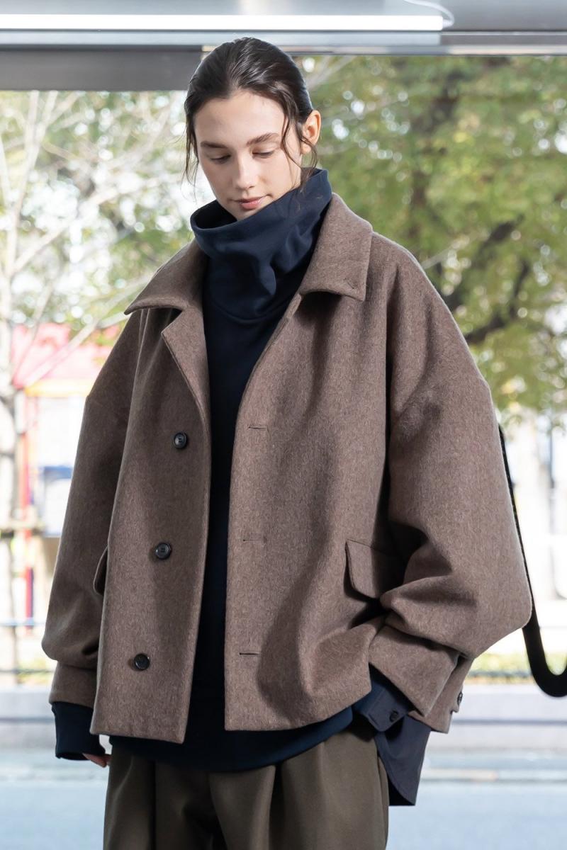 VOAAOV [] WOOL BEAVER BLOUSON <ӡС֥륾> VOBZ-K91 45000+tax 鴶Τ륹ѡ100SѤ̤ݲ⤯ȩ餫ʥ֥륾