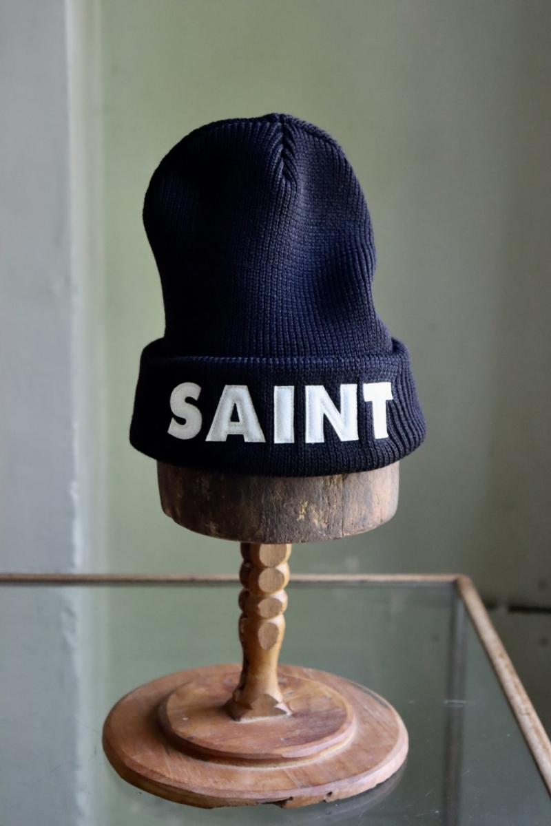 ©SAINT Mߡߡߡߡߡ ȥޥ 23AW ˥åȥå SAINT KNIT CAP(SM-A23-0000-050)BLACK113()ȯ!