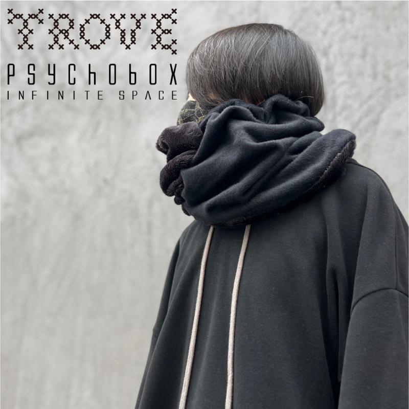 1111()12ȯ䳫ϡ🚩TROVEPsychobox / POROMIES LOOP MUFFLER / BLACK