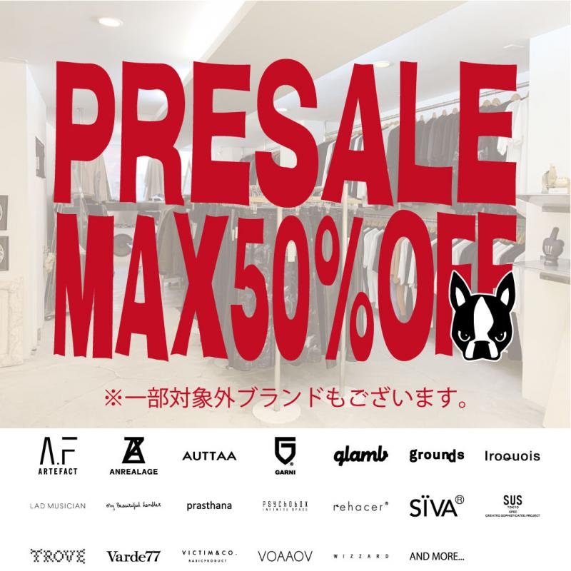 PRE SALE 🉐MAX 50%OFF