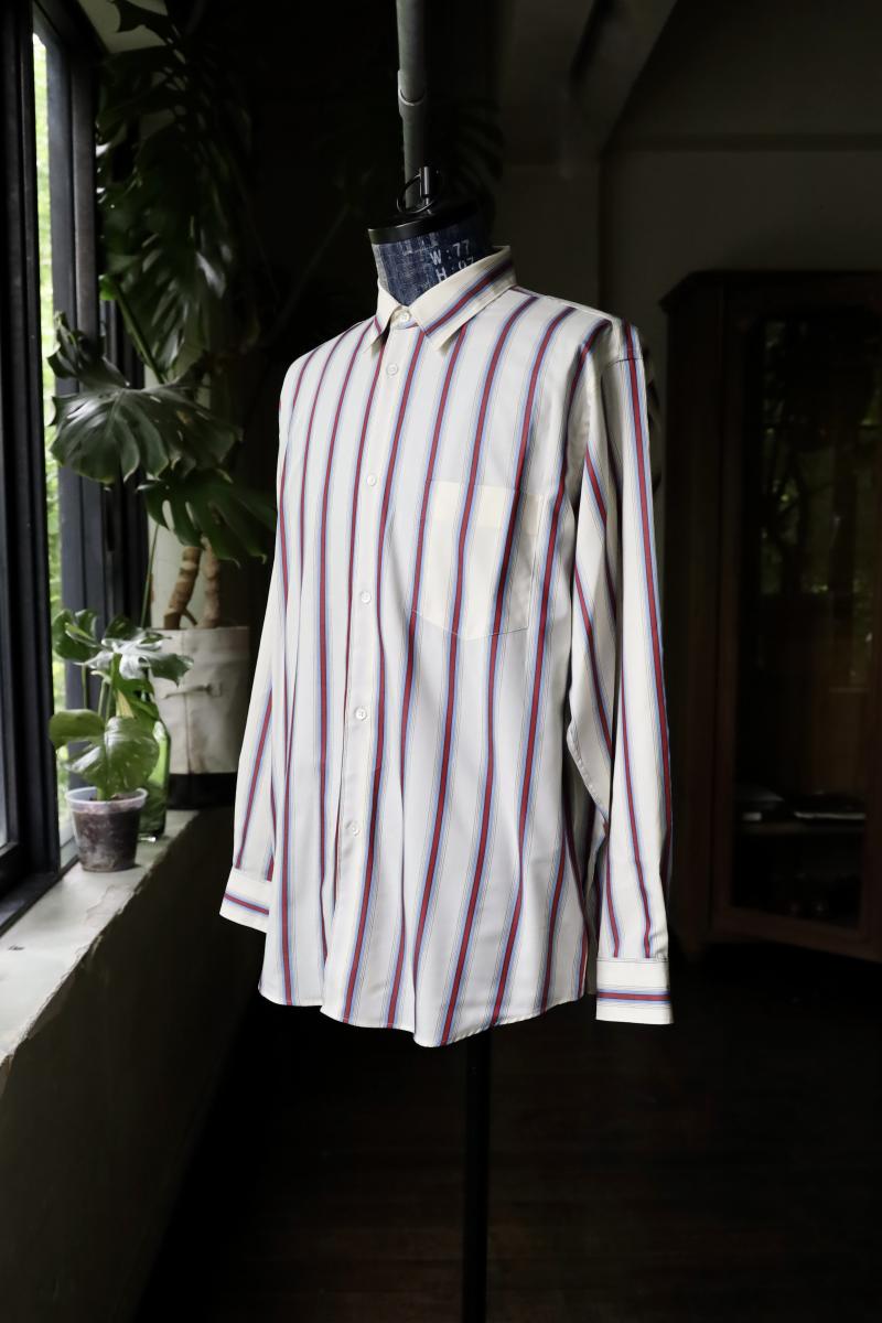 Graphpaper եڡѡ24SS SIDOGRAS Regular Collar Shirt(GM242-50001)MULTI STRIPE61()ȯ!