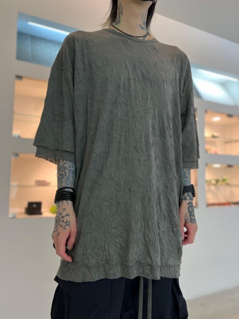 A.F ARTEFACT / Gauze Washer Over Sized Tee 