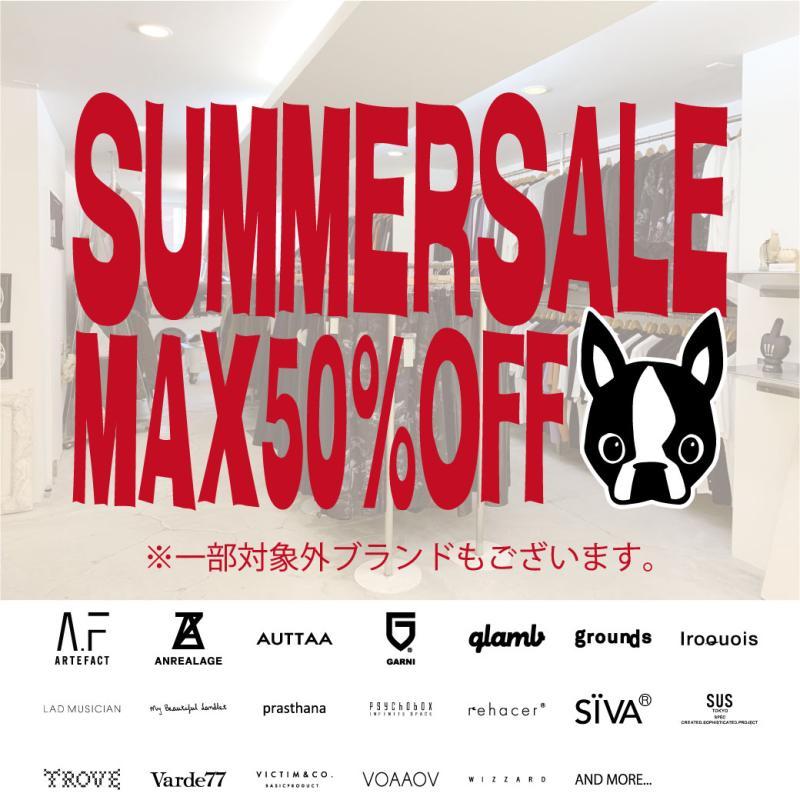 SUMMER SALE 🉐MAX 50%OFF