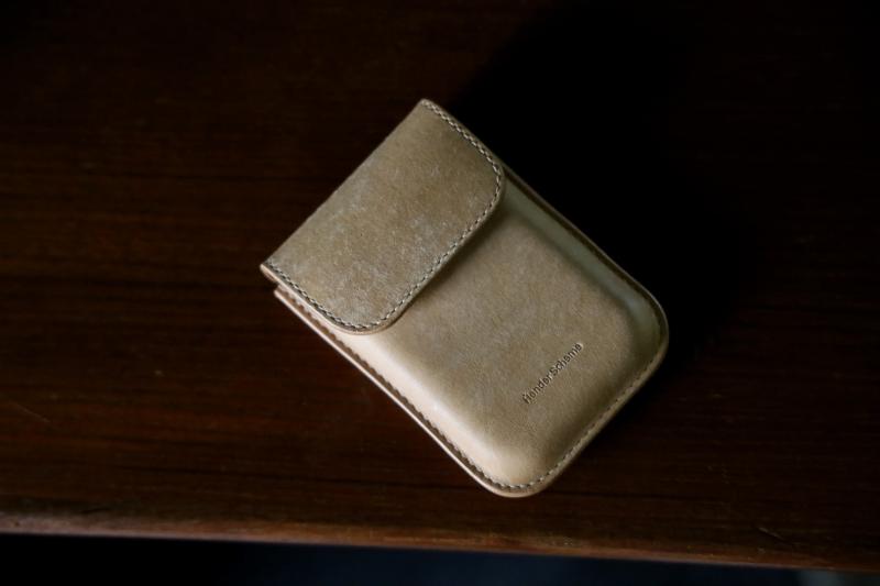 Hender Scheme  ɥ flap card case(tq-rc-fcc)natural 