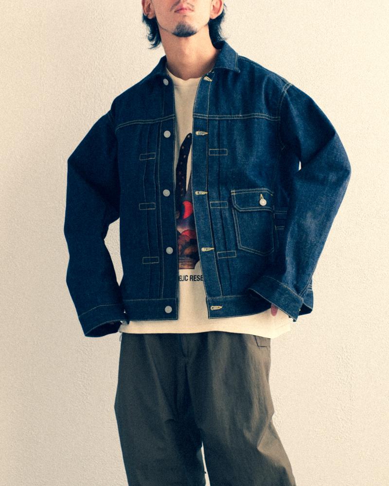 SASSAFRAS:Gardener Jacket – 14oz Denim