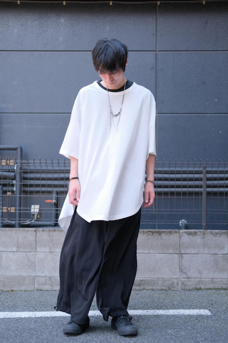 24SSǽ!ή褦Ⱥ襦ޥȤ餷륨åȤߤåȥںǽSALE 30%OFF Ground Y [饦ɥ磻] JUMBO ROUNDED HEM T-SHIRT