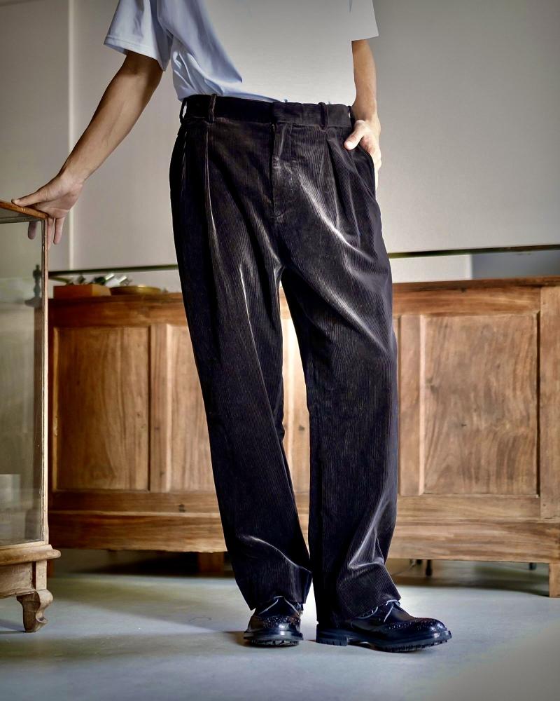 A.PRESSE ץå Vintage Corduroy Trousers(24AAP-04-16H)BLACK97()ȯ! 